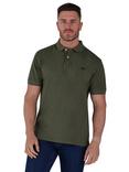 Raging Bull Classic Organic Cotton Pique Polo Shirt, Army Green