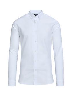 Raging Bull Cotton Regular Fit Long Sleeve Oxford Shirt - view 2, White