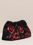 Phase Eight Rose Beaded Clutch Bag, Multi