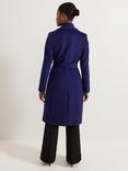 Phase Eight Nicci Wool Rich Coat, Indigo