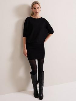 Phase Eight Becca Batwing Dress, Black, Black