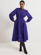 Phase Eight Petite Dana Lace Dress, Lavender