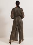 Phase Eight Petite Alli Wrap Jumpsuit, Gold