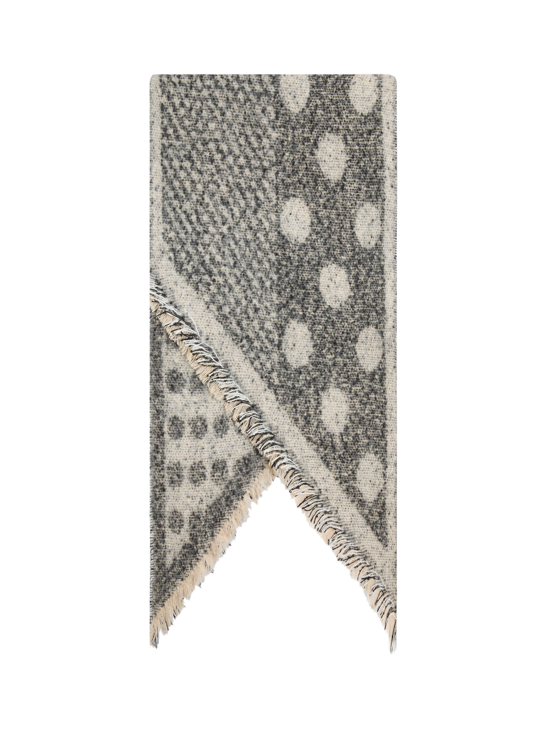 Product image 1 of 3, which shows James Lakeland Polka Dot Scarf, Black, One Size