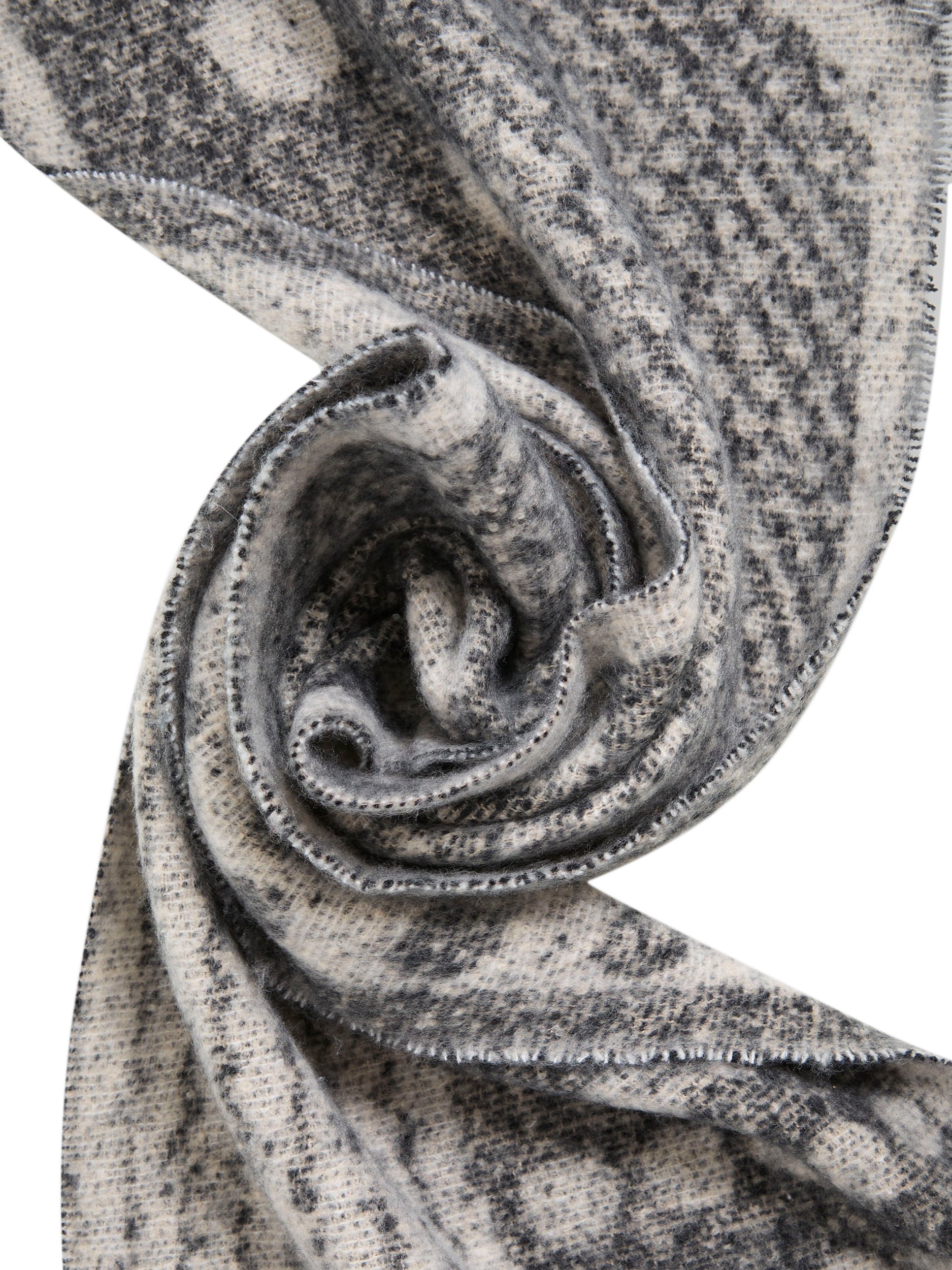 Product image 3 of 3, which shows James Lakeland Polka Dot Scarf, Black, One Size