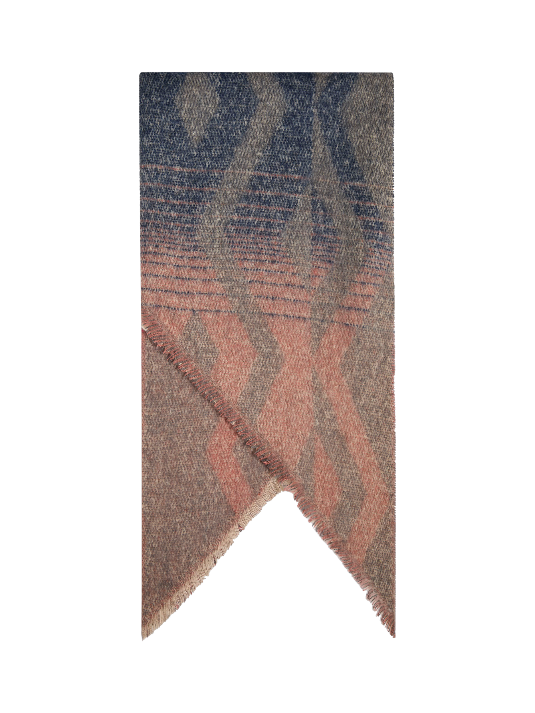 Product image 1 of 4, which shows James Lakeland Saltillo Scarf, Red, One Size