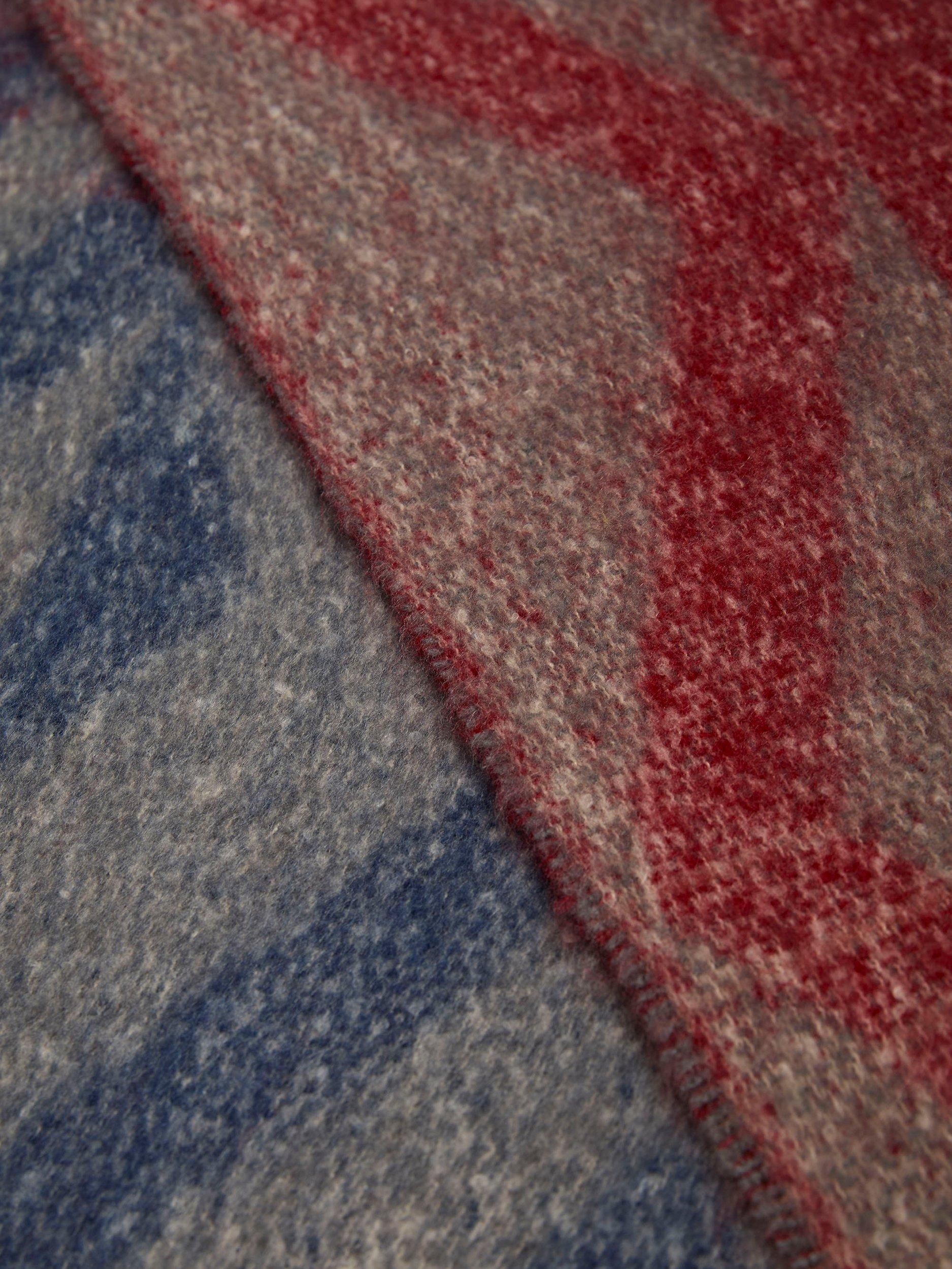 Product image 2 of 4, which shows James Lakeland Saltillo Scarf, Red, One Size