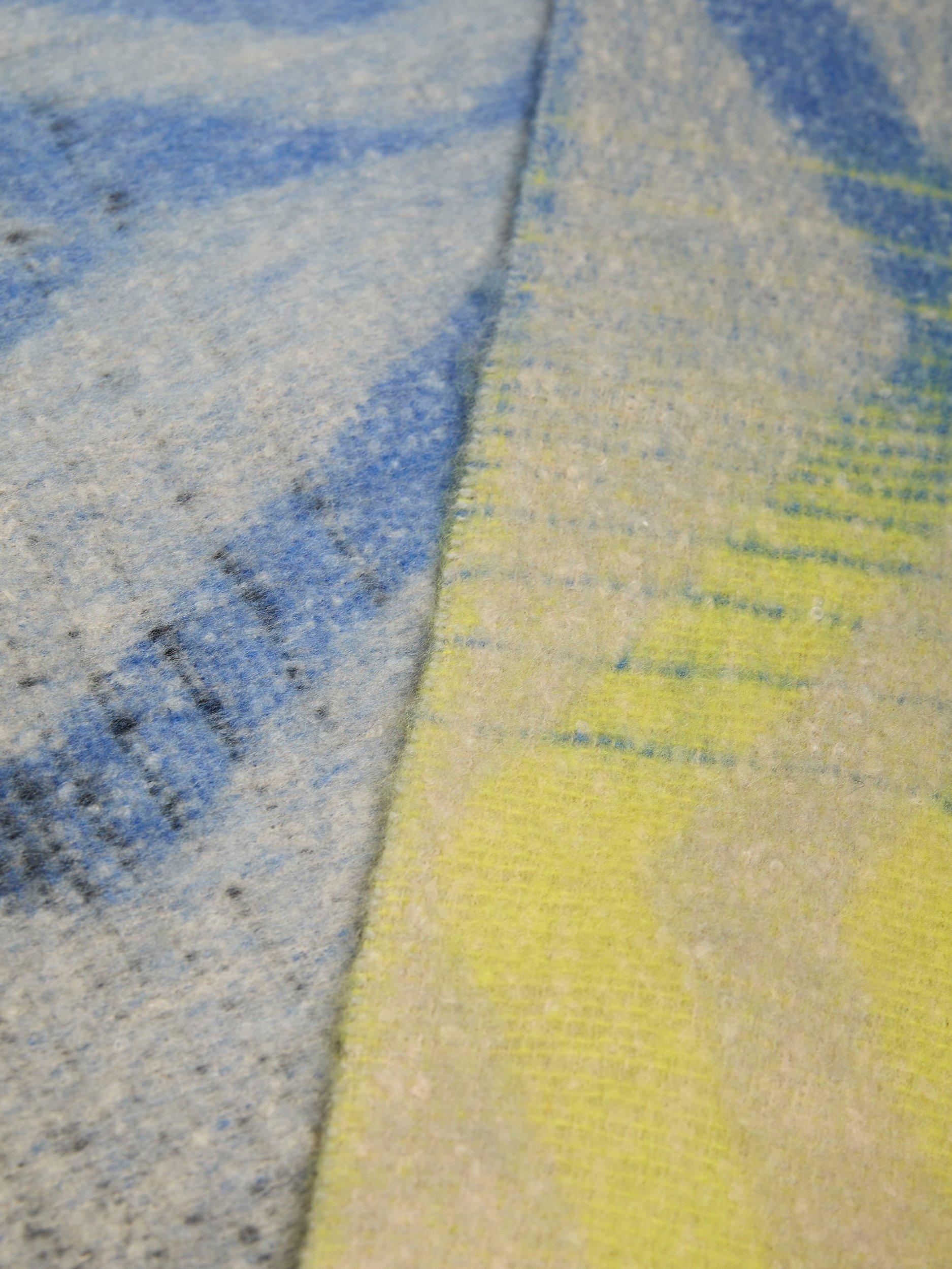 Product image 2 of 3, which shows James Lakeland Saltillo Scarf, Yellow, One Size