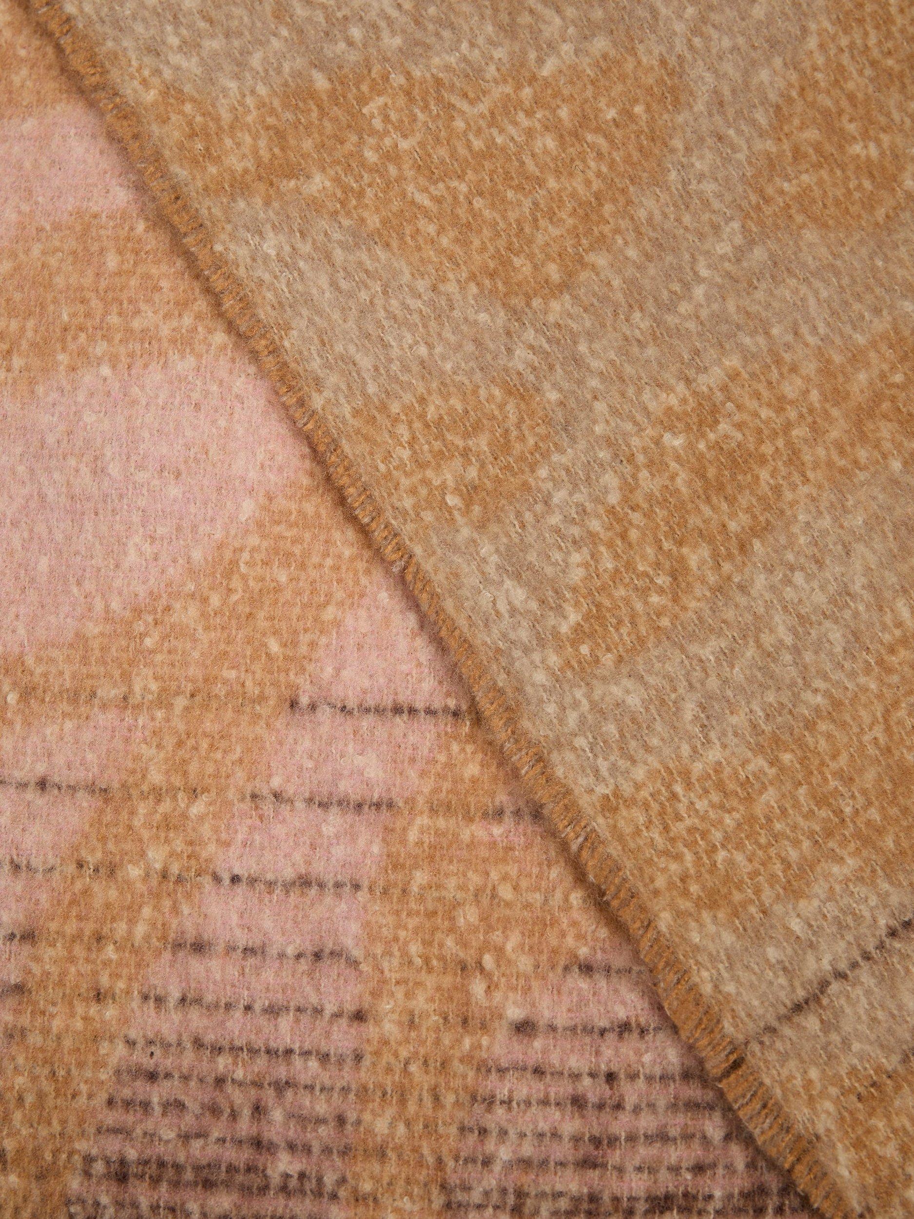 Product image 2 of 3, which shows James Lakeland Tiger Print Scarf, Brown, One Size