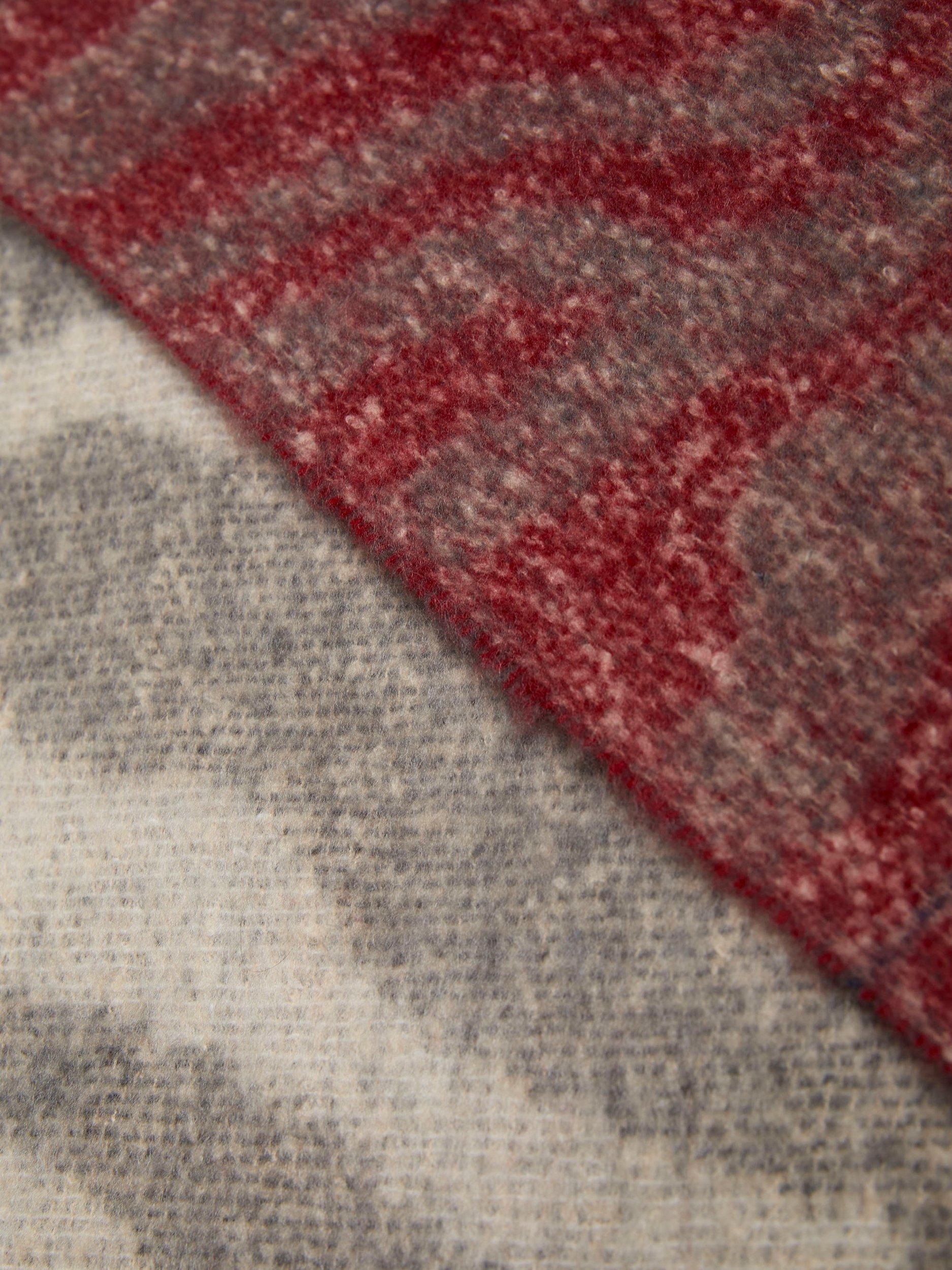 Product image 2 of 4, which shows James Lakeland Tiger Print Scarf, Navy, One Size