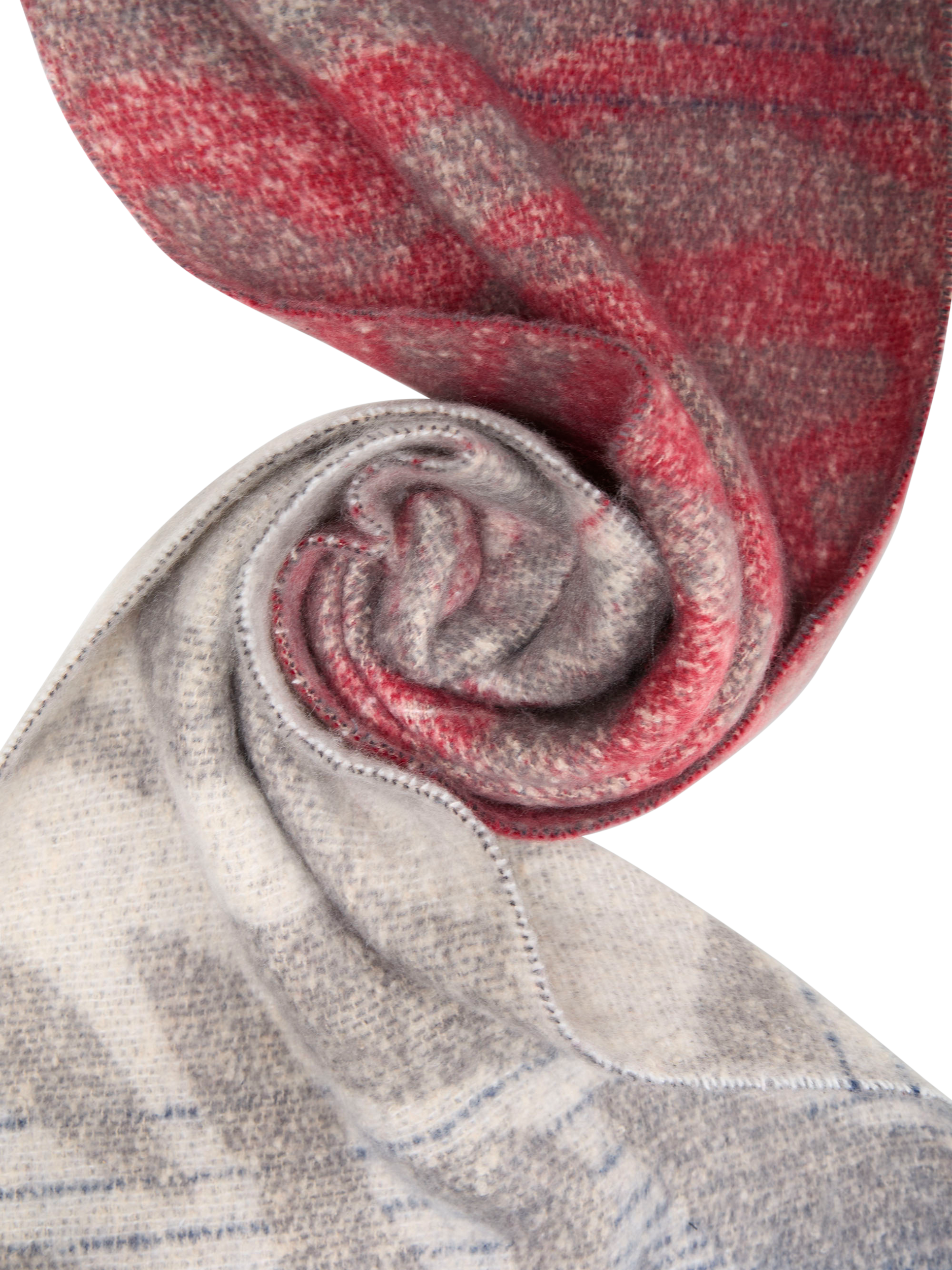 Product image 3 of 4, which shows James Lakeland Tiger Print Scarf, Navy, One Size