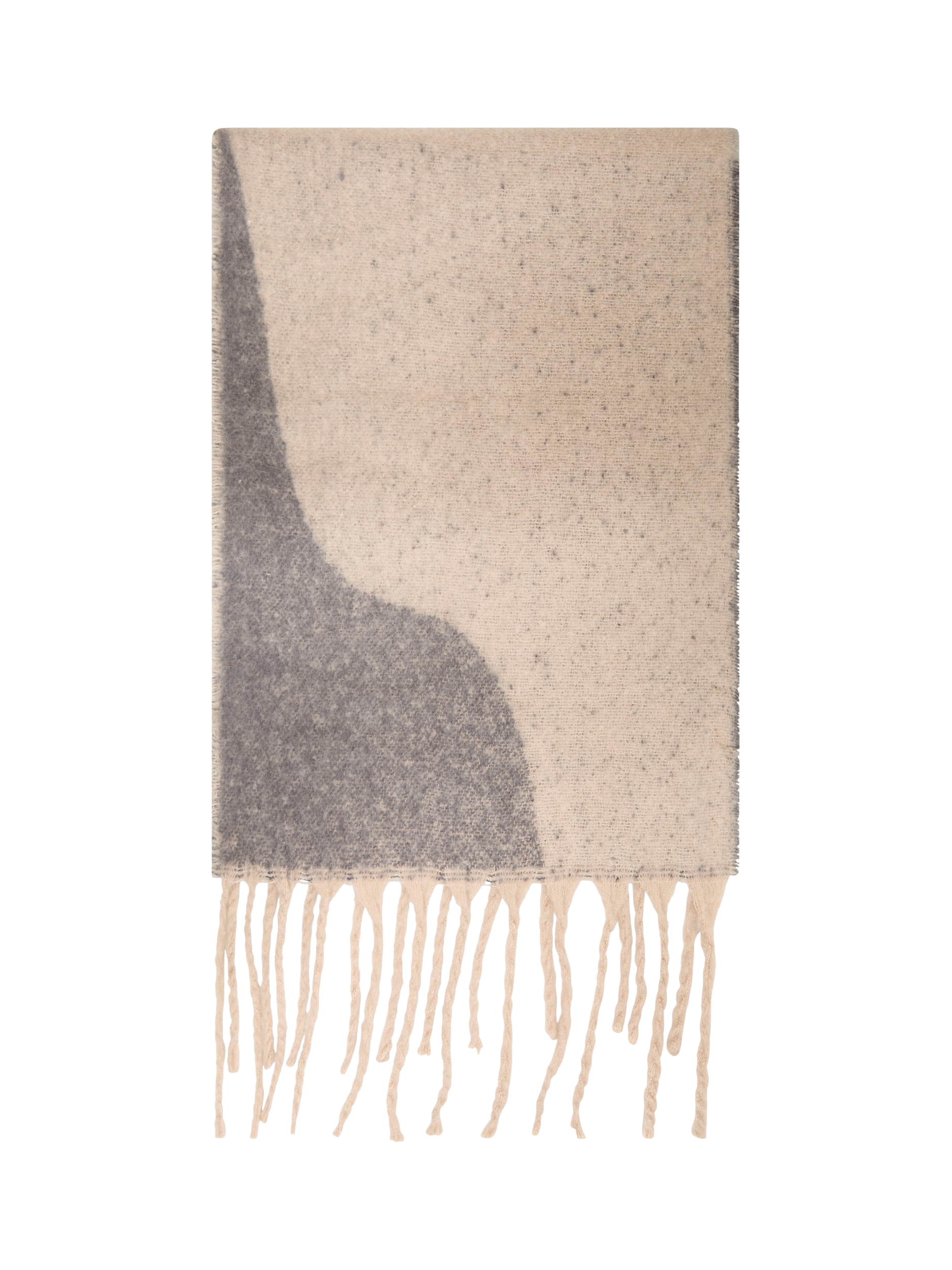 Product image 1 of 4, which shows James Lakeland Wave Detail Scarf, Grey, One Size