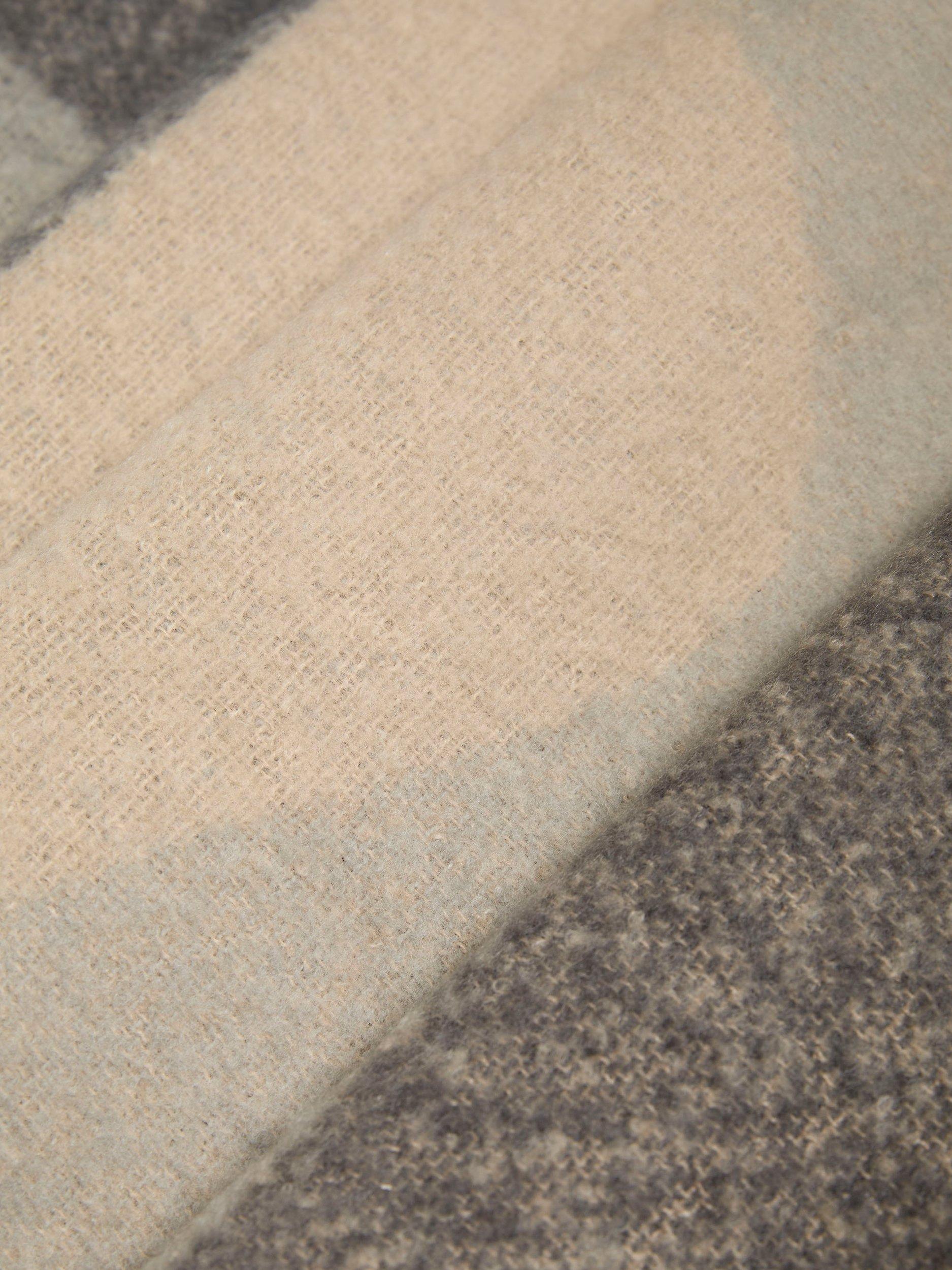 Product image 2 of 4, which shows James Lakeland Wave Detail Scarf, Grey, One Size
