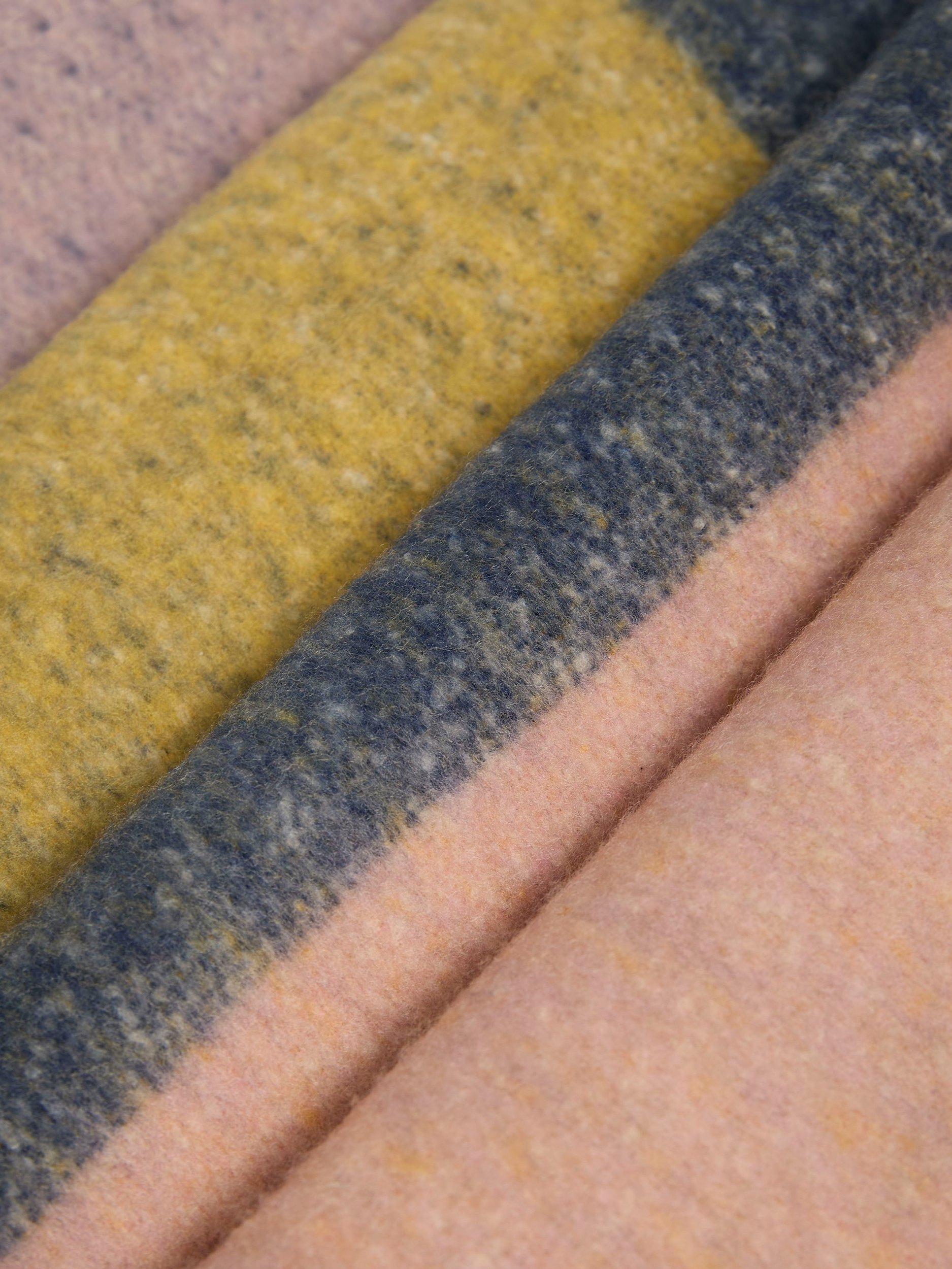 Product image 2 of 4, which shows James Lakeland Wave Detail Scarf, Pink, One Size