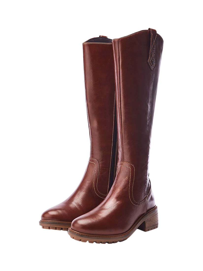 Product image 2 of 4, which shows Moda in Pelle Hazay Leather Boots, Tan, 3