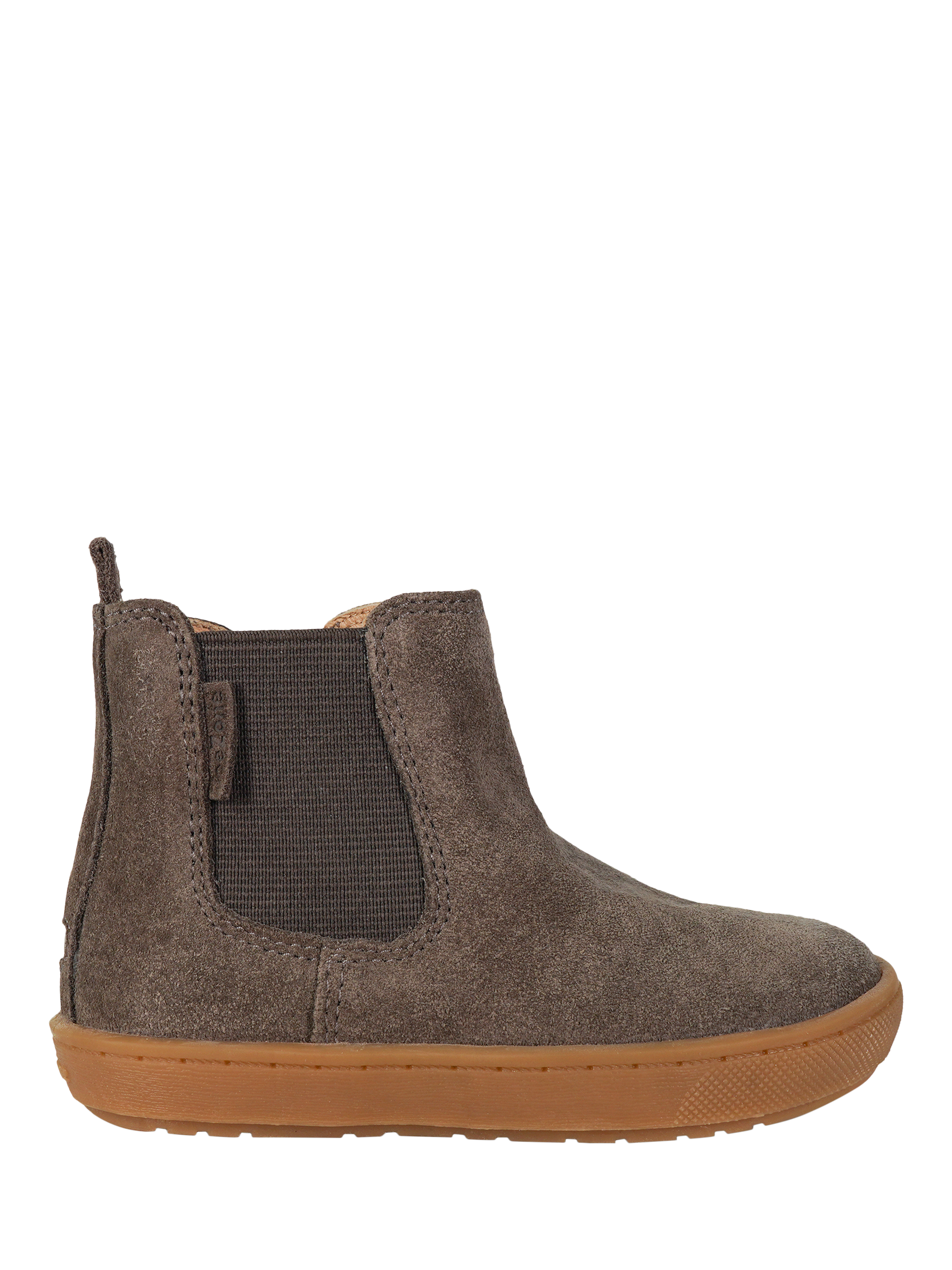 Product image 1 of 5, which shows ToeZone Kids' River Suede Boots, Brown, 4 Jnr