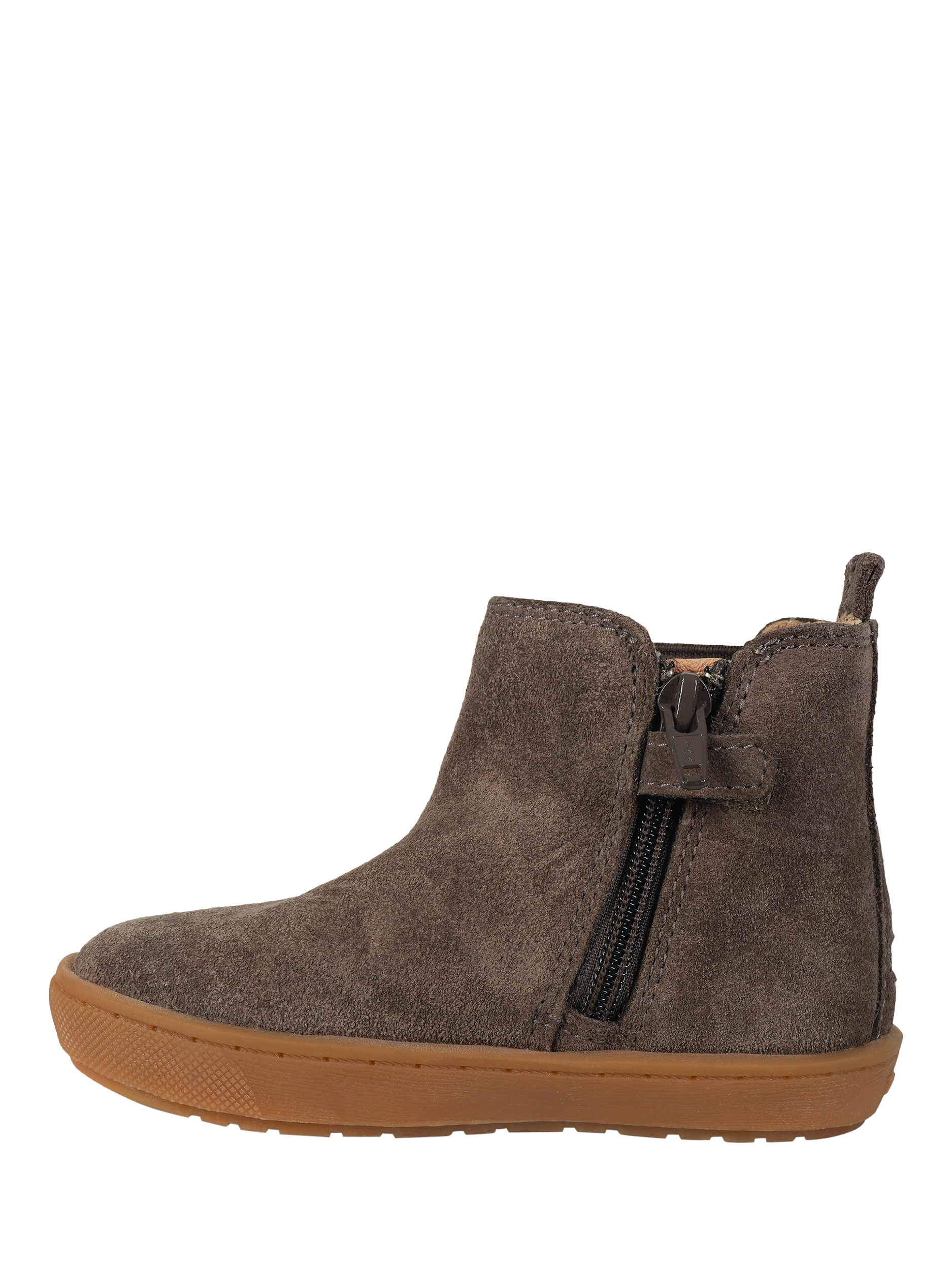 Product image 3 of 5, which shows ToeZone Kids' River Suede Boots, Brown, 4 Jnr