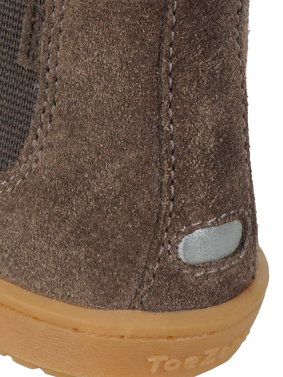 Product image 4 of 5, which shows ToeZone Kids' River Suede Boots, Brown, 4 Jnr