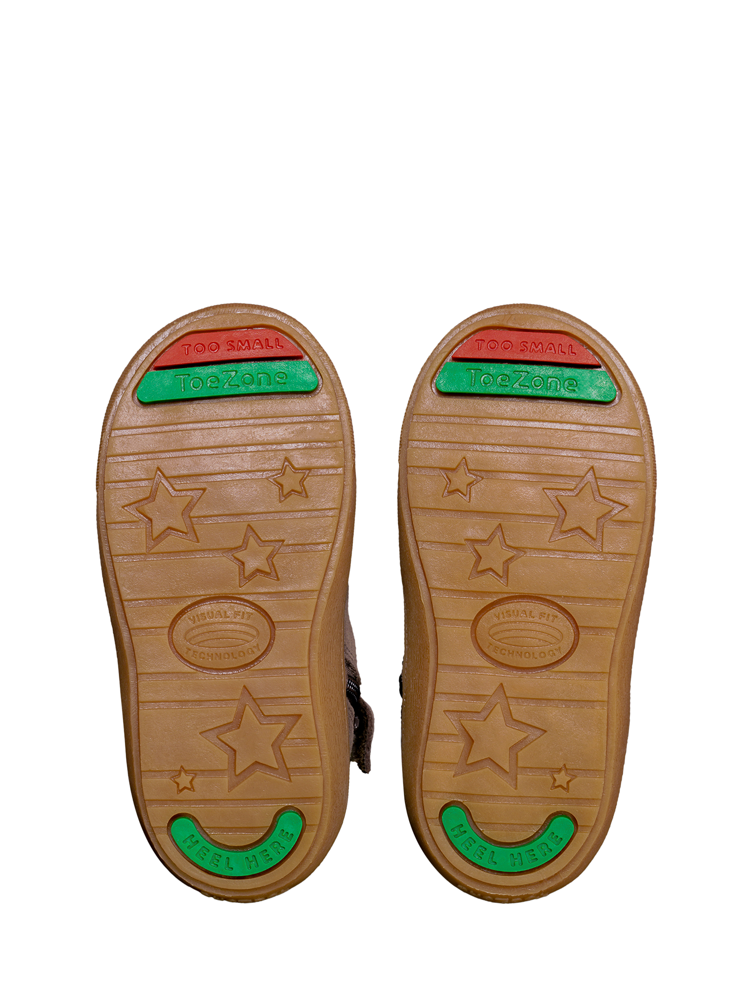Product image 5 of 5, which shows ToeZone Kids' River Suede Boots, Brown, 4 Jnr