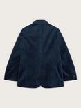 Monsoon Kids' Velvet Blazer, Navy