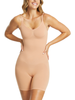 Ambra Killer Curve Shape Bodysuit, Toffee, Toffee