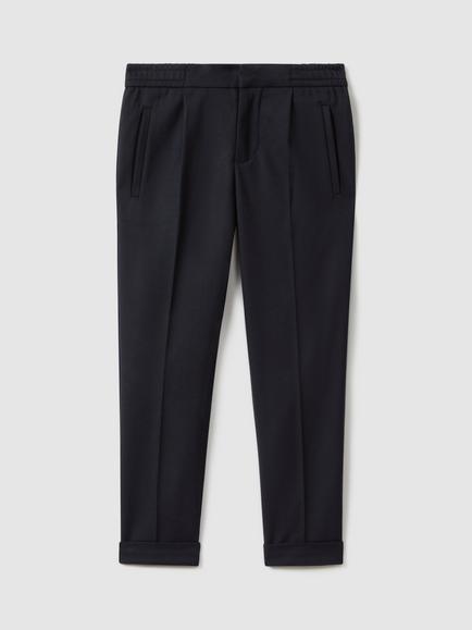 Reiss Kids' Brighton Tailored Trousers - view 2, Navy