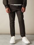 Reiss Kids' Premier Joggers, Chocolate Brown