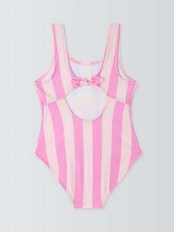 John Lewis Kids' Ice Cream Swimsuit, Pink - view 2, Pink