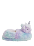 Angels by Accessorize Sleepy Unicorn Slippers, Blue