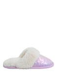 Angels by Accessorize Star Mule Slippers, Purple Lilac