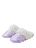 Angels by Accessorize Star Mule Slippers, Purple Lilac