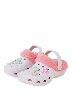 Angels by Accessorize Kids' Glitter Clogs, Multi - view 2, Multi