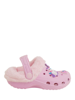 Angels by Accessorize Kids' Charm Clogs, Pink, Pink