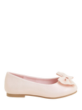 Angels by Accessorize Kids' Bow Ballerina Shoes, Pink