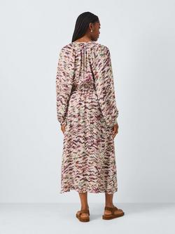 AND/OR Ardenne Wave Print Dress, Wave Print - view 2, Wave Print