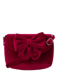 Angels by Accessorize Velvet Party Bag, Red