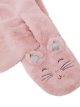 Angels by Accessorize Kids'  Fluffy Cat Scarf, Pink