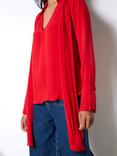 Ro&Zo Tie Neck Blouse, Red