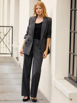 Baukjen Fera Wool Blend Trousers, Grey, Grey