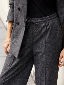 Baukjen Fera Wool Blend Trousers, Grey - view 2, Grey