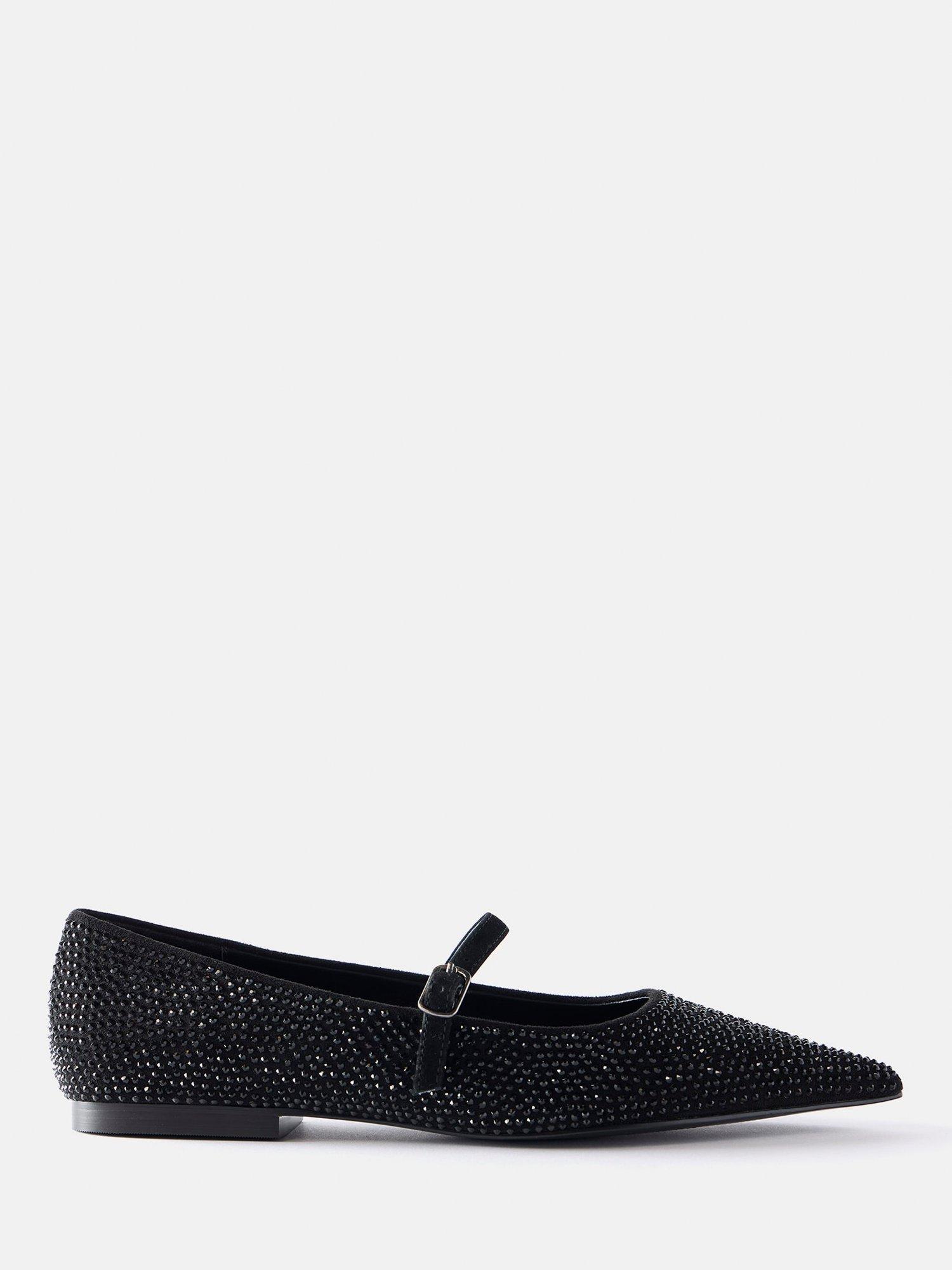 Womens embellished flats sales