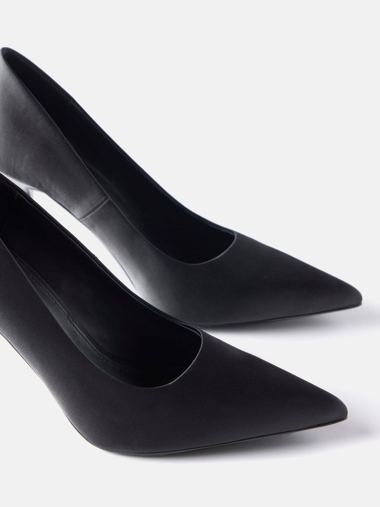 Product image 3 of 4, which shows Mint Velvet Pointed Stiletto Court Shoes, Black, 4