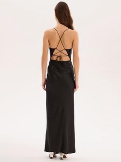 OMNES Ginny Cowl Neck Dress - view 2, Black