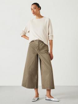 HUSH Matilda Cotton Raglan Top, Almond