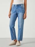 HUSH Straight Boyfriend Jeans, Vintage Washed Blue