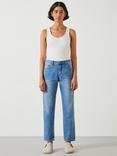 HUSH Straight Boyfriend Jeans, Vintage Washed Blue