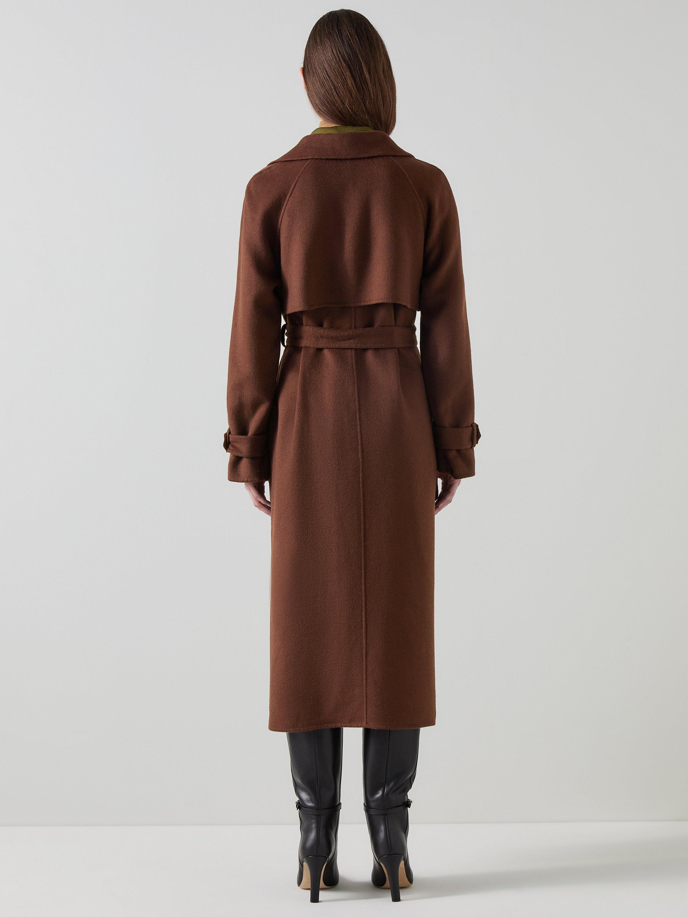 Chocolate fashion wool coat