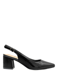 Paradox London Isabel Slingback Block Heeled Courts