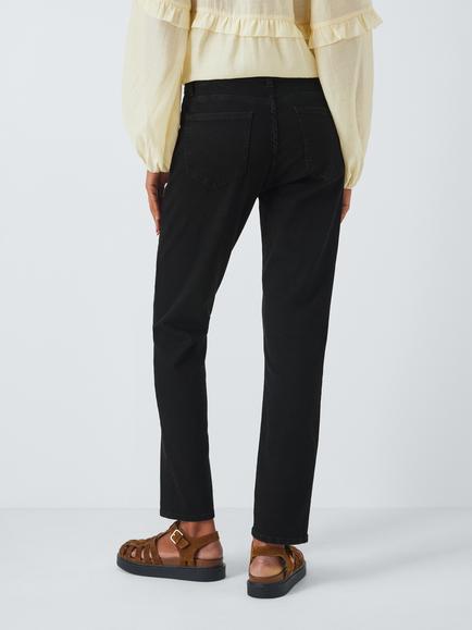 AND/OR Silverlake Mid Rise Straight Leg Jeans - view 2, Black