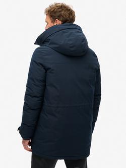 Superdry City Padded Parka Jacket - view 2, Eclipse Navy